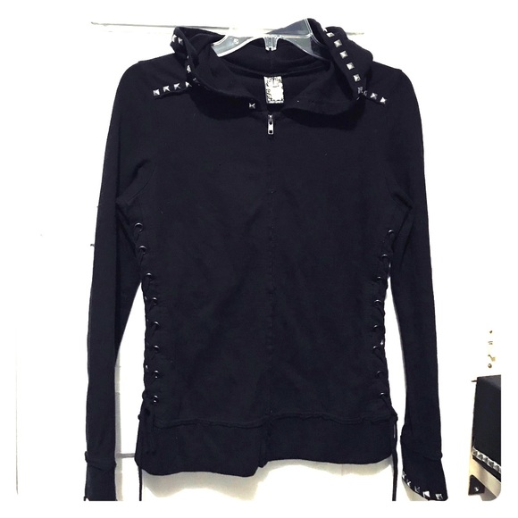 SLF sulfr Tops - Black Hoodie